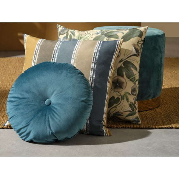 Plavi vanjski jastuk Hartman Jolie, ø 40 cm-image-2