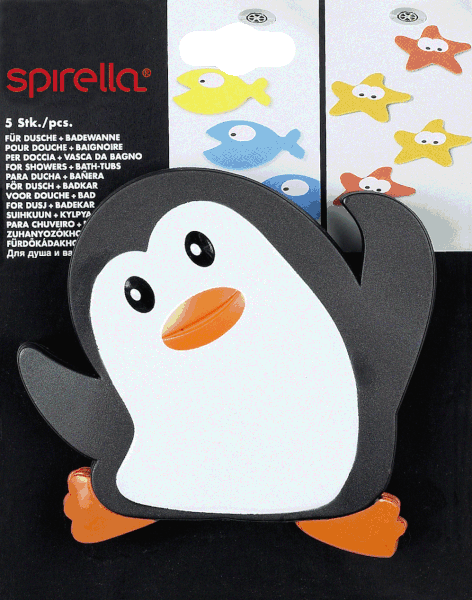 Dječje protuklizne podloge 5 kom za kadu 11x12 cm Pingy – Spirella-image-2