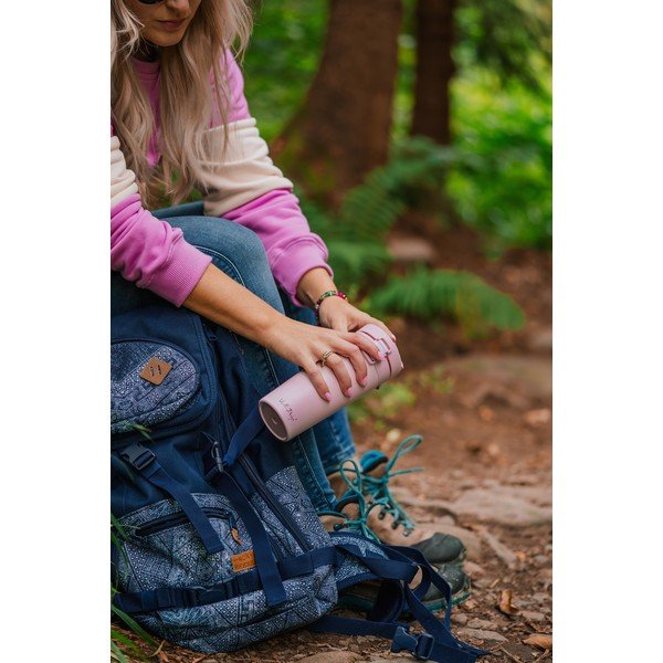 Ružičasta putna termo šalica Vialli Design Fuori, 400 ml-image-4
