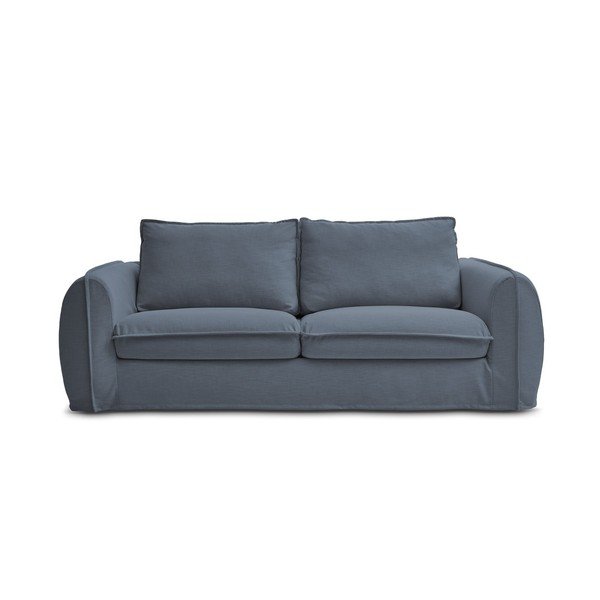 Plava sofa za spavanje/sklopiva 236 cm Archimede – Bobochic Paris