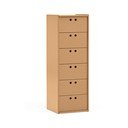 Ormarić u prirodnoj boji 40x118x40 cm Wally – Teulat