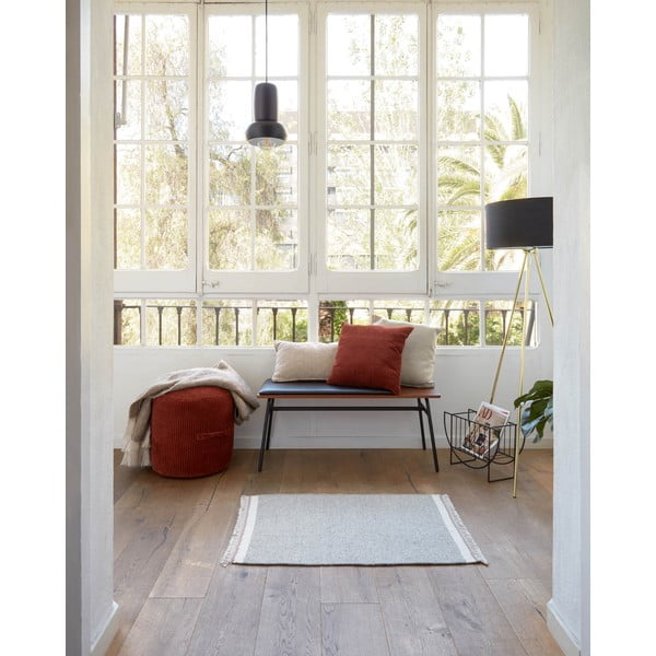 Crna/smeđa klupa od imitacije kože Carabel – Kave Home-image-3