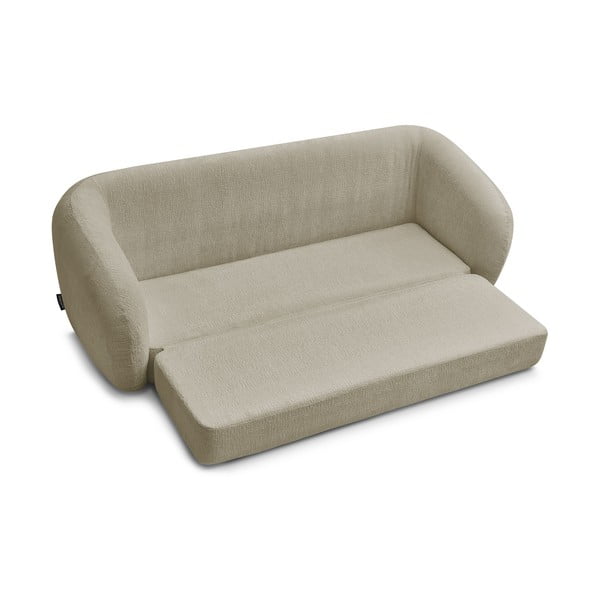 Svjetlo smeđa sklopiva sofa od šenila 228 cm Neyo – Bobochic Paris-image-4