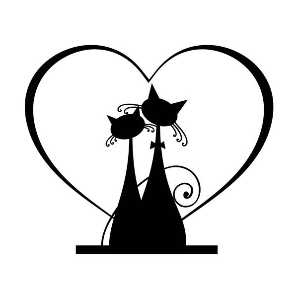 Naljepnica Fanastick Cats in Love-image-1