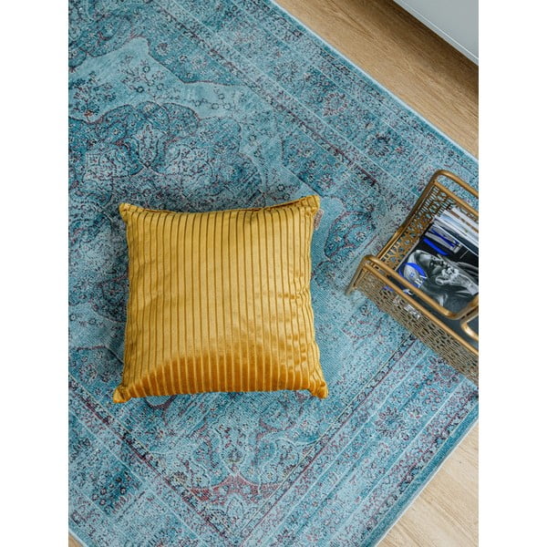 Plavi tepih od viskoze Universal Lara Aqua, 120 x 170 cm-image-2
