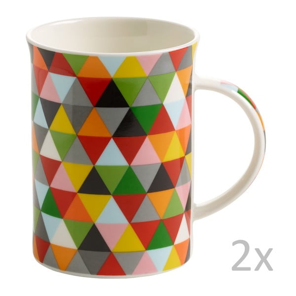 Set od 2 šalice Maxwell &amp; Williams Abstraction Triangle