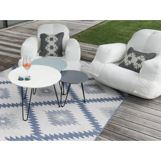 Tepih za eksterijer plavo-bež boje NORTHRUGS Malibu, 230 x 160 cm
