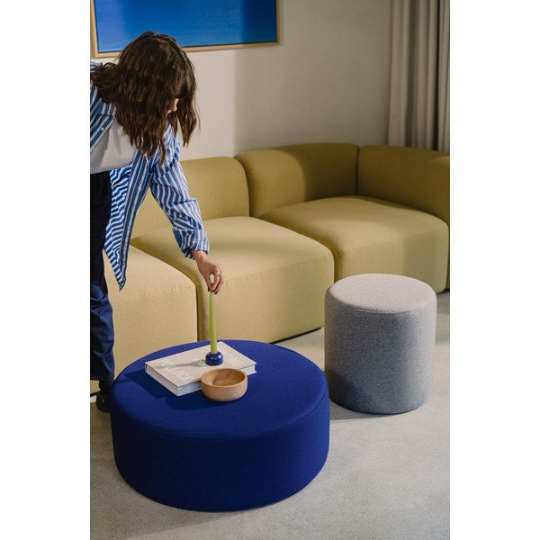 Plavi vunen tabure Folk – noo.ma-image-1