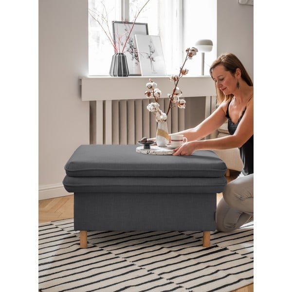 Tamno sivi tabure Simon – Miuform-image-1