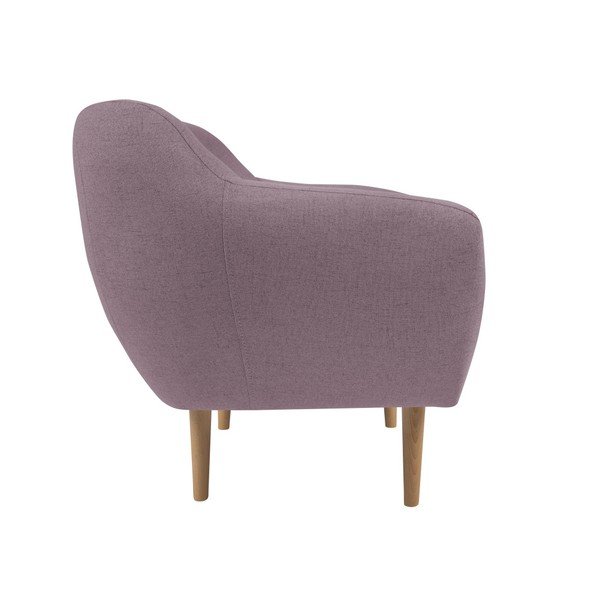 Roza fotelja sa laganim nogama Mazzini Sofas Sicile-image-2