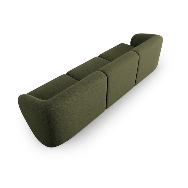 Zelena sofa od šenila 266 cm Paolo – Milo Casa-image-3