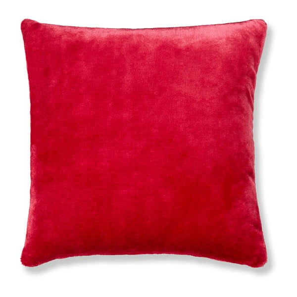 Crvena jastučnica Catherine Lansfield Basic Cuddly, 55 x 55 cm