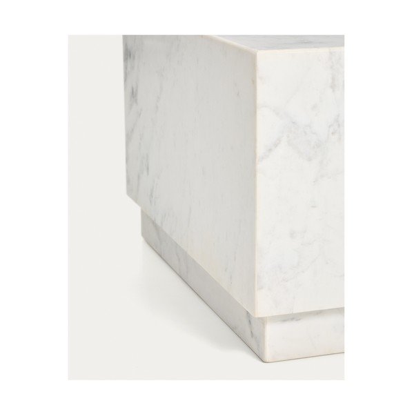Bijeli mramorni stolić za kavu 50x100 cm Sorein – Kave Home-image-3