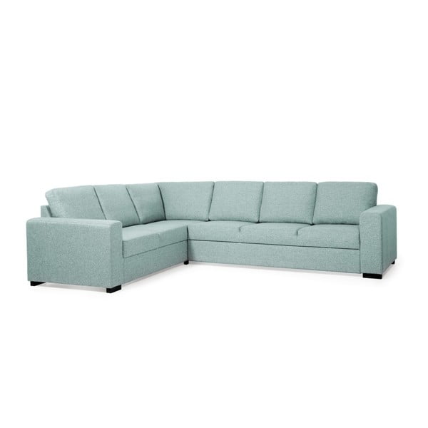 Mentol zelena sofa Scandic Airton, lijevi kut