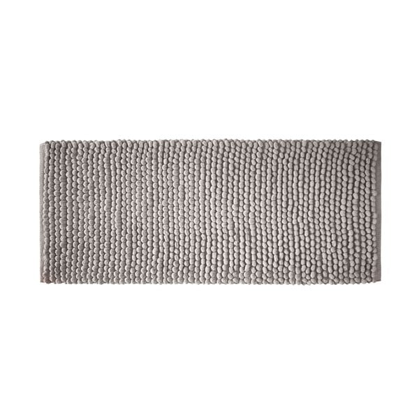Siva kupaonska prostirka 50x120 cm Aspen Bobble – Bianca