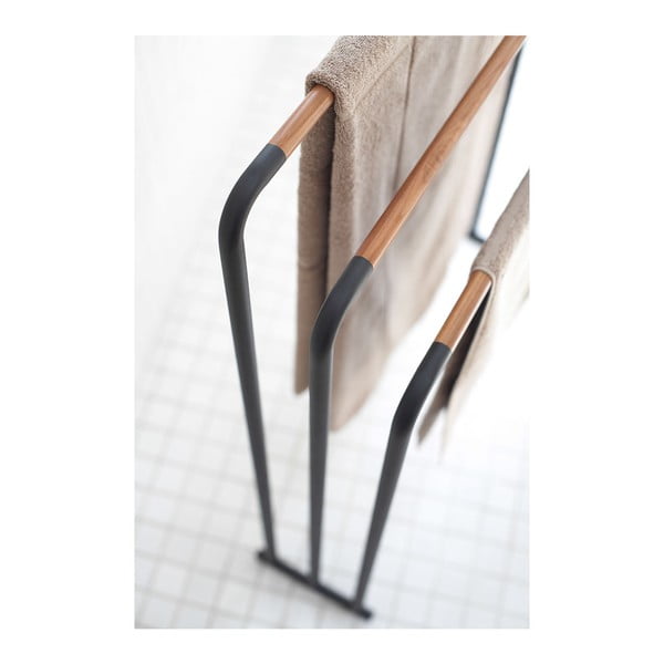 Crni stalak za ručnike YAMAZAKI Plane-image-1