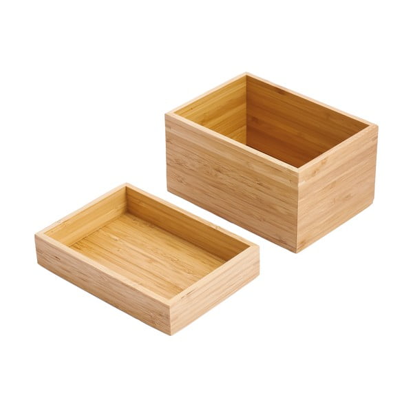 Kupaonski organizator od bambusa za kozmetiku u prirodnoj boji Isalys – MSV-image-3