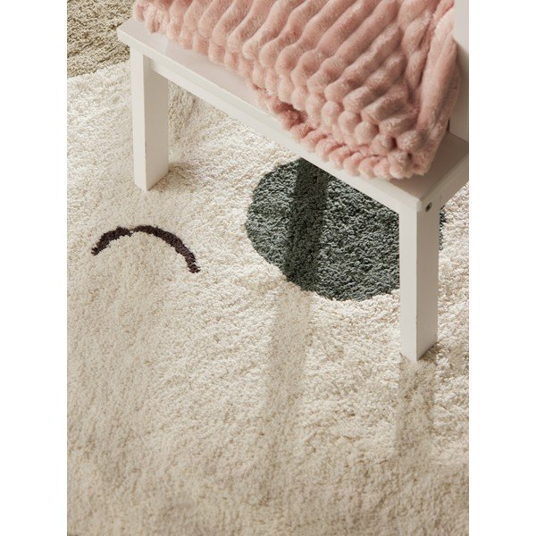Krem periv/ručno rađen pamučan dječji tepih 140x200 cm Snuggle Rio – Hanse Home-image-4