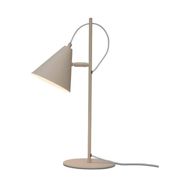 Bež stolna lampa s metalnim sjenilom (visina 50,5 cm) Lisbon – it's about RoMi
