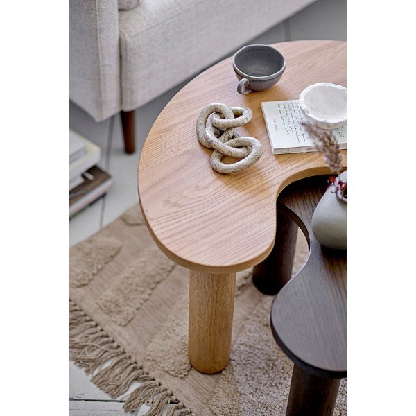 Stolić za kavu od masivnog kaučuka u prirodnoj boji 44x65 cm Luppa – Bloomingville-image-1