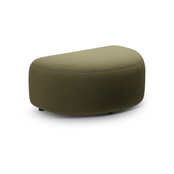 Zeleni baršunast tabure Kate – Micadoni 