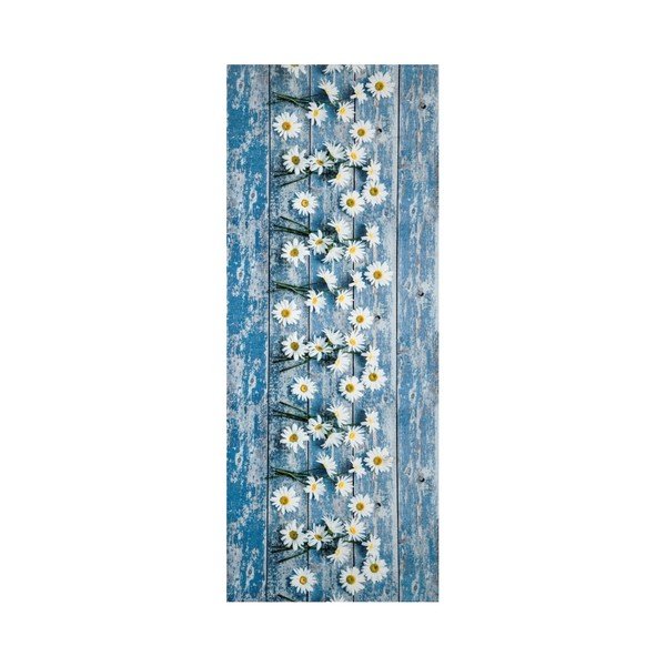 Plavi vrlo izdržljiv tepih Webtappeti Camomilla, 58 x 80 cm-image-1