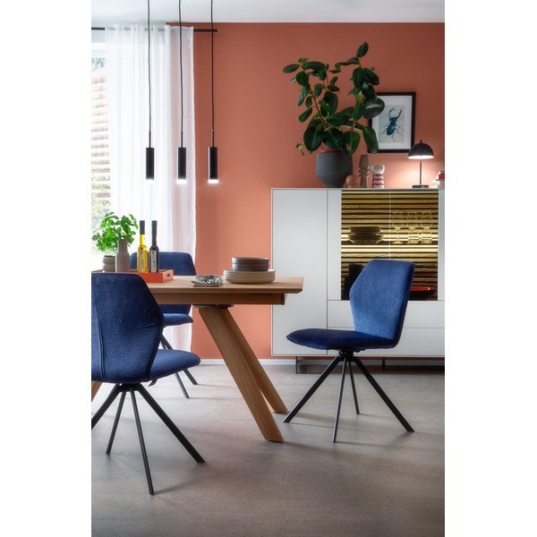 Crna LED viseća svjetiljka s mogućnosti zatamnjivanja Stina – Fischer & Honsel-image-3