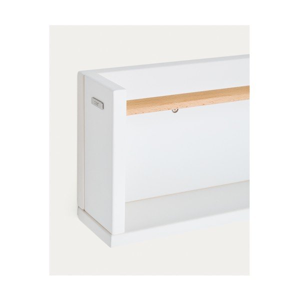 Bijela dječja polica od masivne bukve 64 cm Shantal – Kave Home-image-2