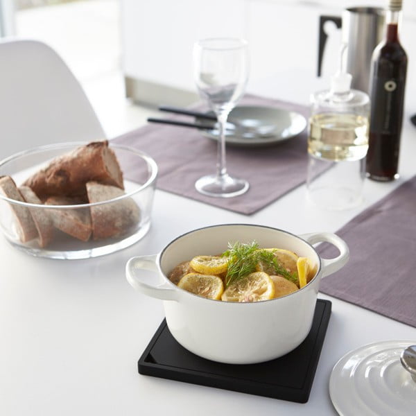 Crni podmetač za vruće lonce YAMAZAKI Tower-image-1