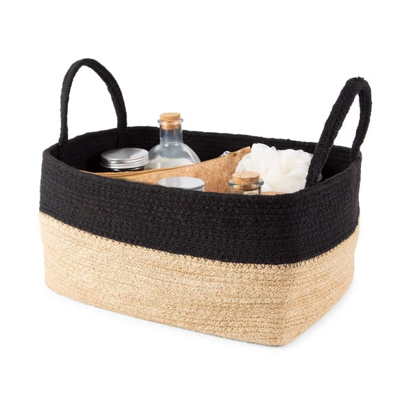 Košara za pohranu od jute i pamuka Compactor Basic , 34 x 23 cm-image-4