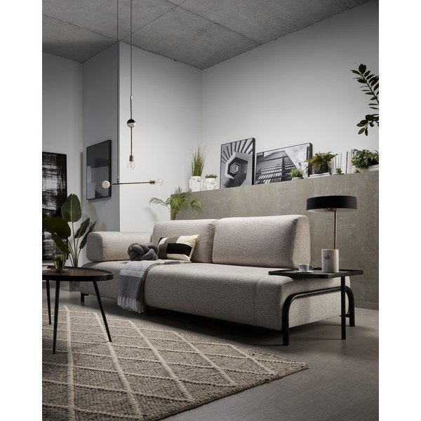 Bež-siva sofa s prostorom za odlaganje Kave Home Compo-image-4