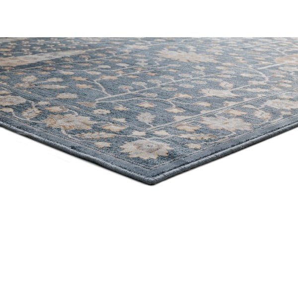 Plavi tepih od viskoze Universal Vintage Flowers, 160 x 230 cm-image-2