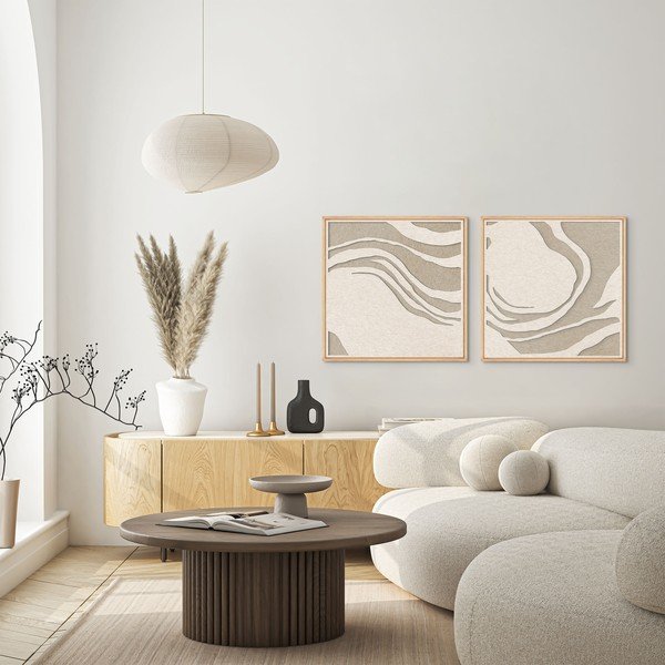 3D slika s okvirom/akustična 62x62 cm Sacred Silence 2 – Malerifabrikken-image-1