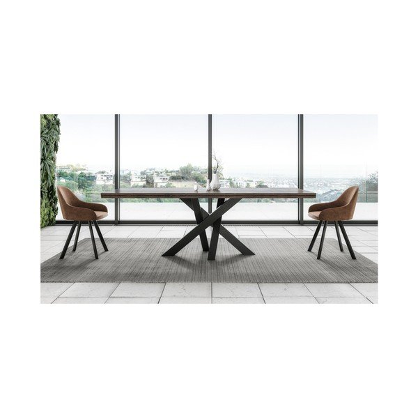 Blagovaonski stol od hrastovog drveta MESONICA Potok, 100 x 200 cm-image-2