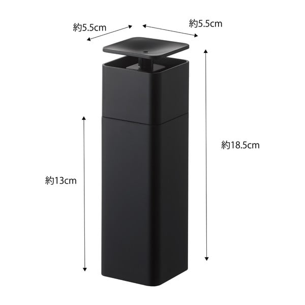 Crni dozator deterdženta Yamazaki Tower, 250 ml-image-2