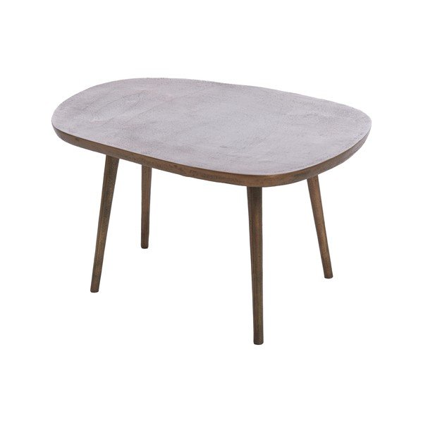 Metalni stolić za kavu u brončanoj boji 53x64 cm Puno – Light & Living
