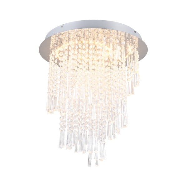 LED stropna svjetiljka u srebrnoj boji ø 45 cm Pomp – Trio-image-1