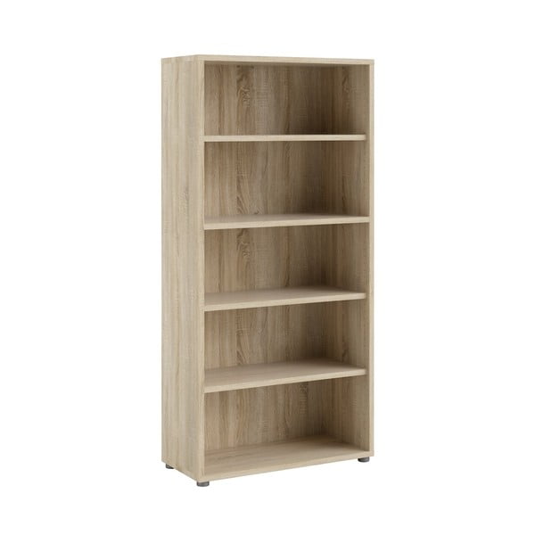 Modularna biblioteka u dekoru hrasta u prirodnoj boji 89x189 cm Prima – Tvilum-image-2