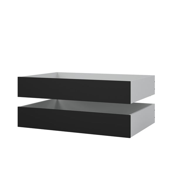 Crne ladice za ispod kreveta u setu 2 kom Naia – Tvilum-image-3