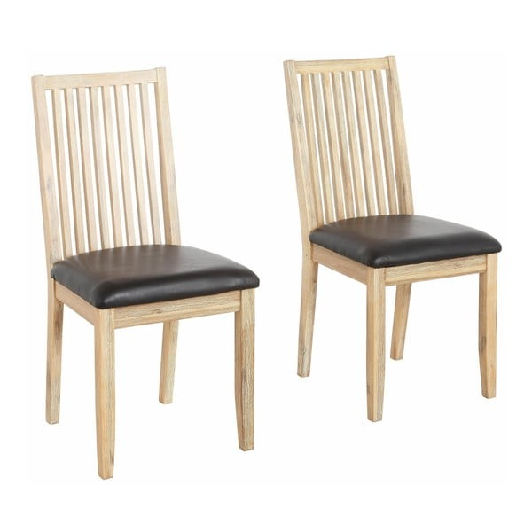 Set od 2 blagovaonske stolice od punog bagremovog drveta Støraa Mio