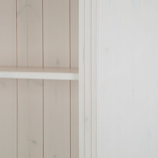 Bijeli TV set od masivnog bora 140x223 cm Anita – Støraa-image-3