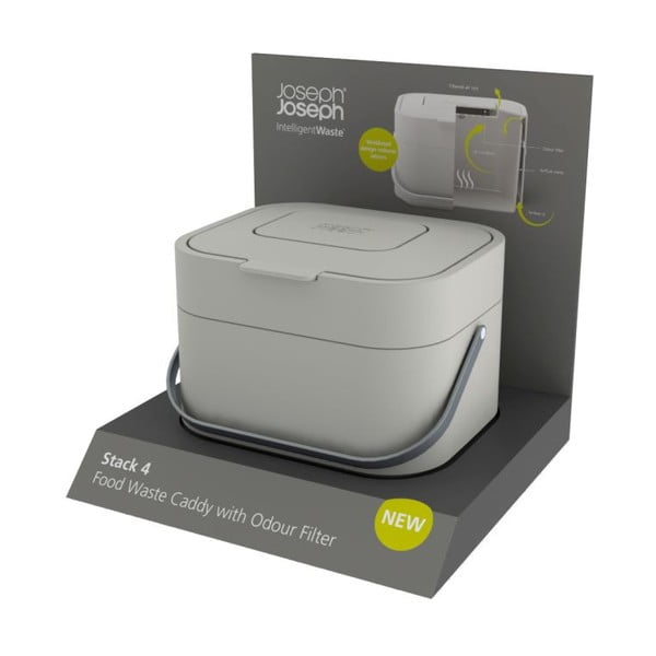 Kanta za kompostirani otpad IntelligentWaste Joseph Joseph Stack, 4 l-image-2