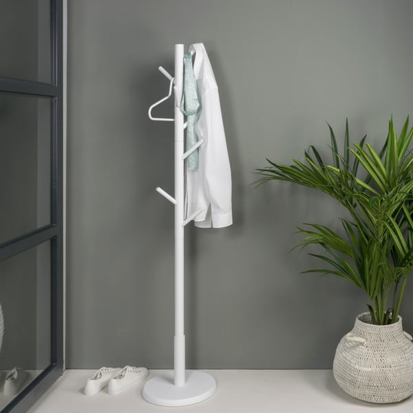 Bijela vješalica od masivnog kaučuka ø 36x170 cm Bro – Spinder Design-image-1