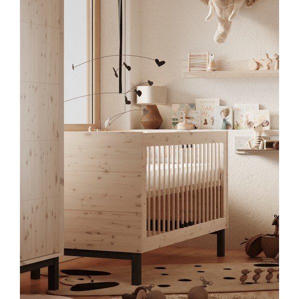 Bijeli dječji krevet 70x140 cm Country – Pinio-image-1