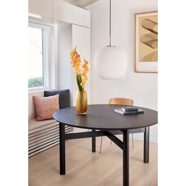 Bijela viseća svjetiljka sa staklenim sjenilom ø 40 cm Serene – Hübsch-image-2