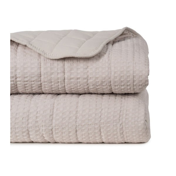 Bež prošiven prekrivač 240x260 cm – Ixia