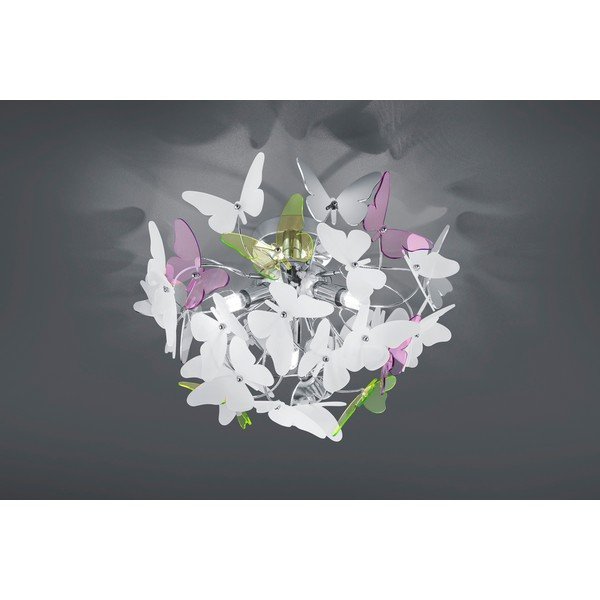 Dječja svjetiljka s plastičnim sjenilom ø 45 cm Butterfly – Reality-image-1