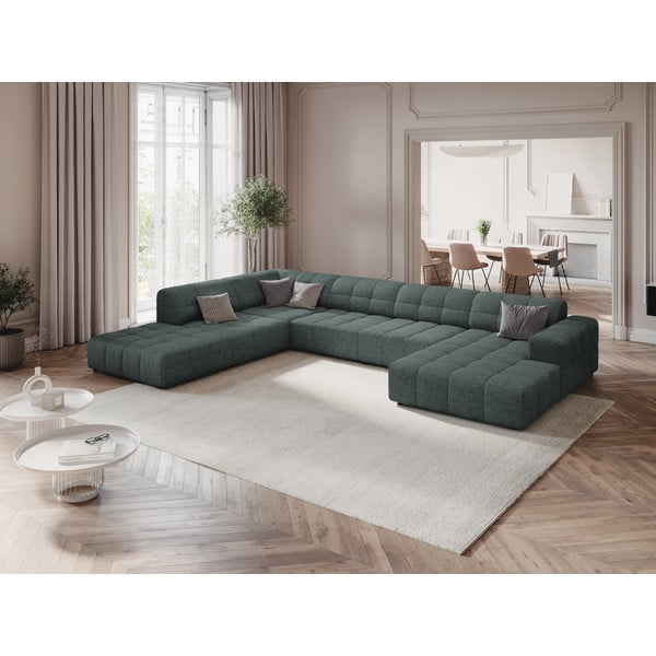 Tirkizna kutna garnitura (s lijevim kutom/u obliku slova "U") Chicago – Cosmopolitan Design-image-1