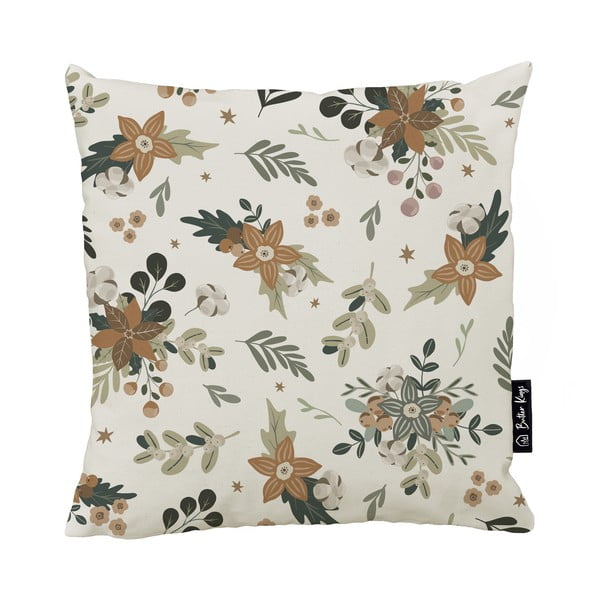 Ukrasna jastučnica s božićnim motivom 45x45 cm Festive Flowers – Butter Kings