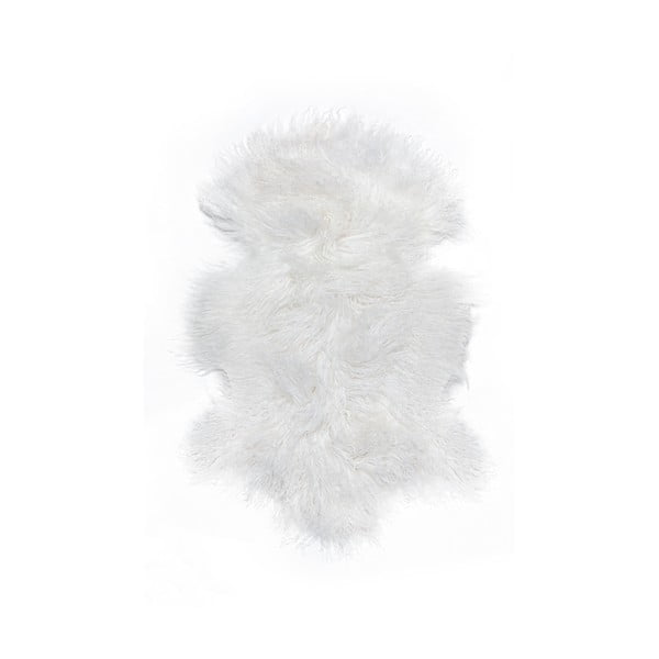 Bijelo krzno od tibetanske ovce Bonami Selection, 60 x 90 cm